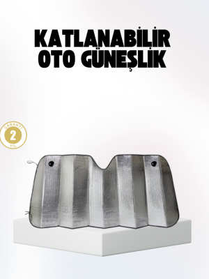 Otomobil Güneşliği – Katlanabilir Tasarım ve Süngerli Isı Yalıtımı