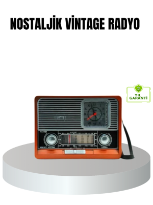 Vintage Radyo – Nostaljik Tasarım ve Modern Teknoloji Bir Arada