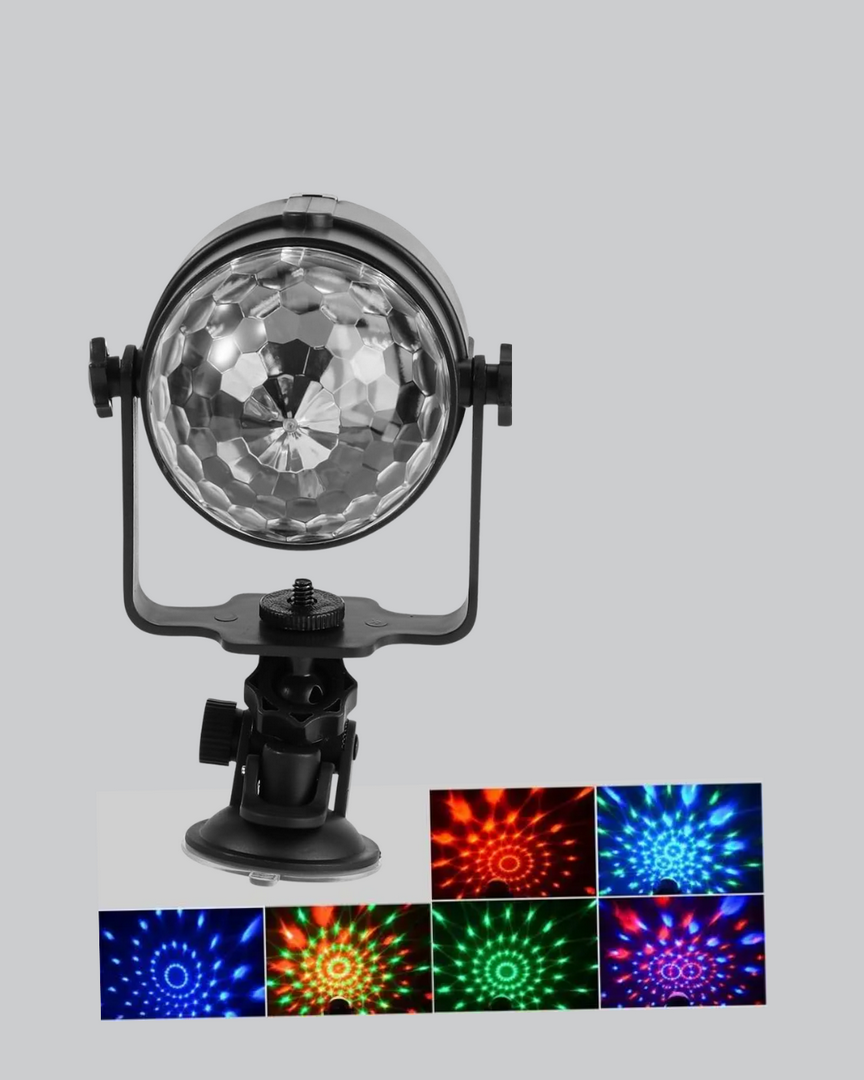 1240300_4-87.png Müzik Ritmine Duyarlı Renkli Disko Topu – 7 Modlu Işıklı Parti Lambası - Görsel 2