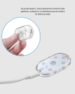 Manyetik Araba İçi Ambiyans LED Işık Seti – Kolay Montajlı ve Kablolara Gerek Yok - Görsel 5