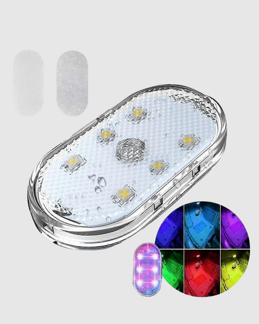 1240302_5-86.png Kablosuz Manyetik Araba İçi LED Ambiyans Aydınlatma – Pratik Montajlı - Görsel 3