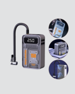 Şarjlı Kablosuz Hava Pompası – 150 PSI Basınç, LED Ekran ve 6000mAh Batarya - Görsel 4