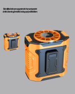 Turbo Mini Taşınabilir Fan – 100 Kademeli Dijital Hız Kontrolü ve Type-C Şarj (Kopya) - Görsel 5