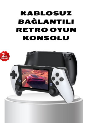Taşınabilir Retro Oyun Konsolu – 4.3 İnç Ekran, 64 GB Hafıza ve Klasik Oyun Arşivi