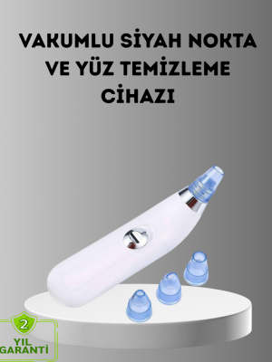 Siyah Nokta ve Gözenek Temizleyici Vakumlu Cihaz – Masajlı Derin Temizlik Teknolojisi