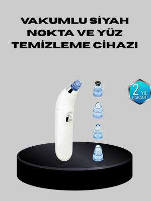5 Kademeli Vakumlu Gözenek Temizleyici – Su Geçirmez ve Taşınabilir Siyah Nokta Cihazı