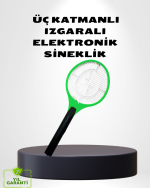 Taşınabilir Elektronik Sineklik – Üç Katmanlı Güvenli Izgara ve Kimyasız Koruma