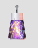 Mor Işıklı Şarjlı Böcek Öldürücü Lamba – Ev, Balkon ve Kamp Kullanımına Uygun - Görsel 4