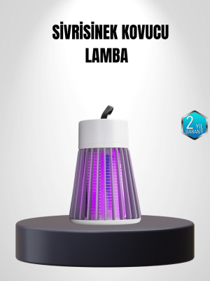 2000 mAh Şarjlı Sivrisinek Kovucu Lamba – Kimyasalsız, Güvenli ve Taşınabilir