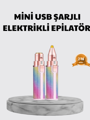 Mini Yüz ve Kaş Epilatörü – 8000 RPM Güçlü Motor ve Paslanmaz Çelik Başlık