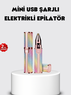 USB Şarjlı Kaş ve Yüz Tüy Alma Cihazı – Taşınabilir ve Acısız Kullanım