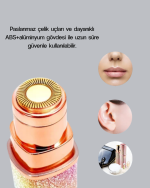 Şarjlı Mini Yüz ve Kaş Epilatörü – Ağrısız ve Hassas Temizlik - Görsel 4