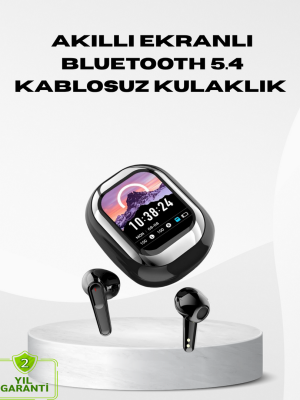 Akıllı Ekranlı Kablosuz Kulaklık – Gürültü Engelleme ve HD Ses Deneyimi