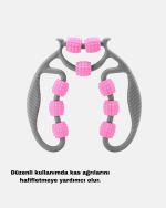 Taşınabilir 3D Masaj Rulosu – Kas Rahatlatıcı ve Yağ Azaltıcı Masaj Cihazı - Görsel 5