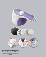 Elektrikli Yağ Yakıcı Masaj Aleti – 5 Başlıklı Selülit ve Vücut Sıkılaştırıcı - Görsel 2