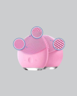 Taşınabilir Silikon Masaj Aleti – Derin Temizlik, Yüz ve El Kullanımına Uygun - Görsel 5