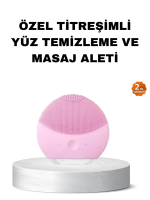 Silikon Yüz Temizleme ve Masaj Aleti – Su Geçirmez, Taşınabilir ve Cilt Dostu