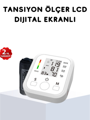 Üst Koldan Ölçüm Dijital Tansiyon Aleti – IHB Aritmi Uyarılı ve Çift Hafızalı