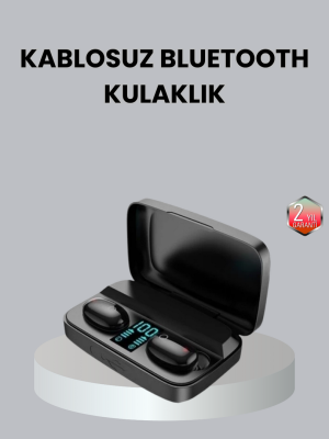 TWS A10s Bluetooth 5.0 Kulaklık Powerbank Şarj Kutulu Mini Tasarım