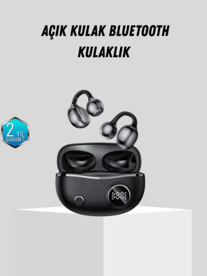 Açık Kulak Bluetooth Kulaklık 5.4 APTX Destekli Ergonomik Tasarım