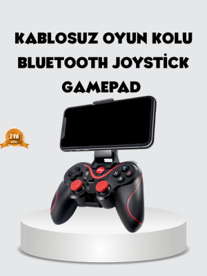 Bluetooth Gamepad Kablosuz Oyun Kumandası Tek Cihaz Destekli