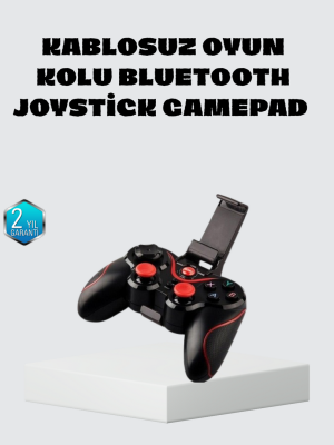 Kablosuz Bluetooth Oyun Kolu Mobil TV PC Uyumlu Ergonomik Tasarım