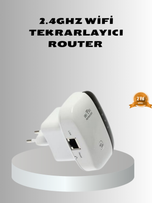 2.4G WiFi Sinyal Çoğaltıcı Router Genişletici Güçlü Antenli