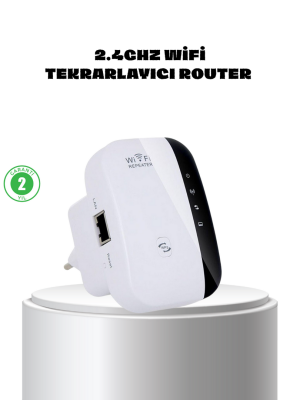 WiFi Sinyal Güçlendirici 2.4G Repeater Yüksek Çekim Kapasiteli