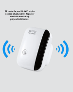 WiFi Sinyal Güçlendirici 2.4G Repeater Yüksek Çekim Kapasiteli - Görsel 3
