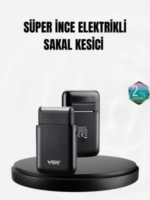 Taşınabilir Elektrikli Tıraş Makinesi USB Şarjlı 5W Motor ve 0.3 mm Hassas Kesim