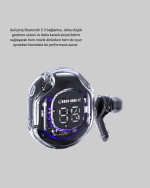 ENC Mikrofonlu Kablosuz Kulaklık Dokunmatik Kontrol ve LED Ekran Şarj Kutulu - Görsel 4