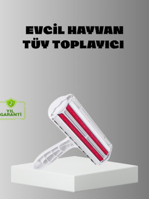 Hazneli Pratik Tüy Temizleyici Kıyafet ve Mobilya Tüy Alma Aracı