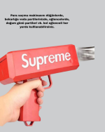 Super Money Gun Para Saçma Tabancası Yüksek Atış Güçlü Kırmızı Model - Görsel 5