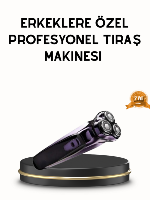 Kompakt Şarjlı Saç Sakal Tıraş Makinesi Kuru Kullanım Özellikli