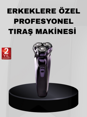 Profesyonel Şarjlı Tıraş Makinesi Ayarlanabilir Başlıklı Kablosuz