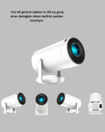 Kablosuz Bağlantılı Full HD Ev Sinema Projeksiyonu 160 ANSI Lümen - Görsel 5