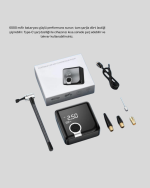 Dijital Ekranlı Şarjlı Hava Kompresörü 150 PSI Güçlü Motorlu - Görsel 4