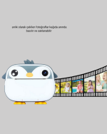 Termal Baskı Çocuk Kamerası HD Çekim USB Şarjlı Eğitici Oyuncak - Görsel 2