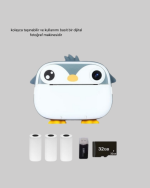 Termal Baskı Çocuk Kamerası HD Çekim USB Şarjlı Eğitici Oyuncak - Görsel 4