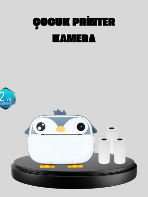 Mini Çocuk Kamera Anında Baskı Özellikli HD Video Termal Yazıcılı