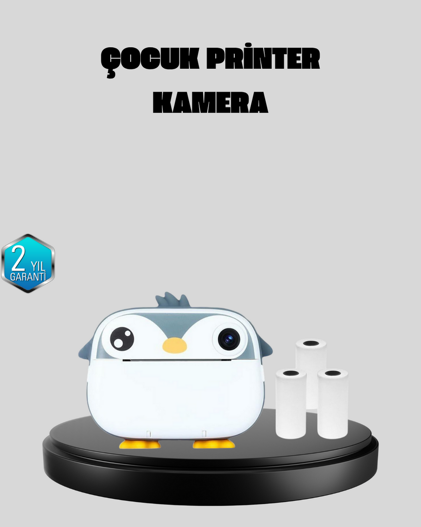 1241279_2-152.png Mini Çocuk Kamera Anında Baskı Özellikli HD Video Termal Yazıcılı - Görsel 1