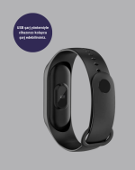 Bluetooth Akıllı Bileklik Spor Modlu Kalp Atış Takipli Uyku Analizli - Görsel 3