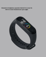 Bluetooth Akıllı Bileklik Spor Modlu Kalp Atış Takipli Uyku Analizli - Görsel 4