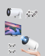 Taşınabilir Projeksiyon Cihazı 4K Destekli Wi-Fi Kablosuz Ekran Yansıtma - Görsel 2