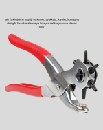 Çok Fonksiyonlu Delik Açma Pensesi 2mm–4.5mm Ayarlı Metal Gövdeli - Görsel 2