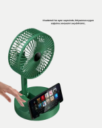 Taşınabilir Katlanabilir Mini Fan 3 Kademeli Şarj Edilebilir - Görsel 3