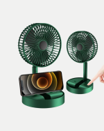 Katlanabilir Şarjlı Mini Fan 3 Kademeli Hız Ayarlı Taşınabilir - Görsel 2
