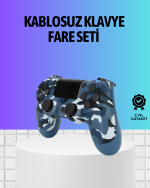 Şarjlı Kablosuz PS4 Oyun Kolu Titreşimli Hassas Kontrol