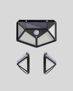 100 LED Solar Lamba Hareket Algılamalı Bahçe Duvar Dış Mekan Aydınlatma - Görsel 5