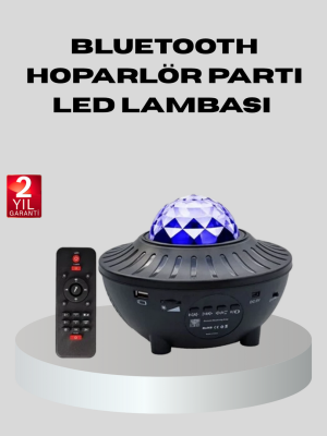 Galaxy Yıldız Projektör Çok Renkli Ayarlı Parlaklık Uzay Atmosfer Işığı